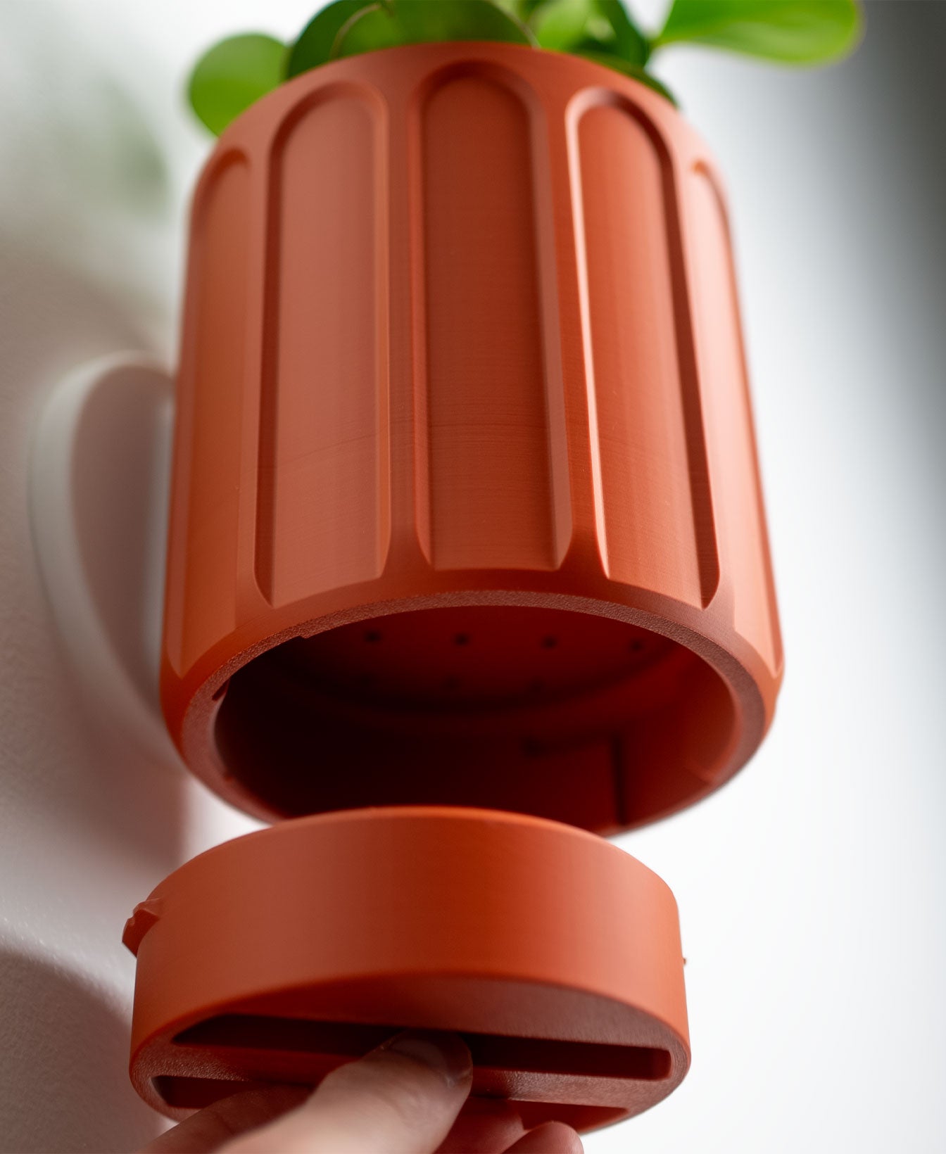 Linus Wall Planter with Hidden Drip Tray