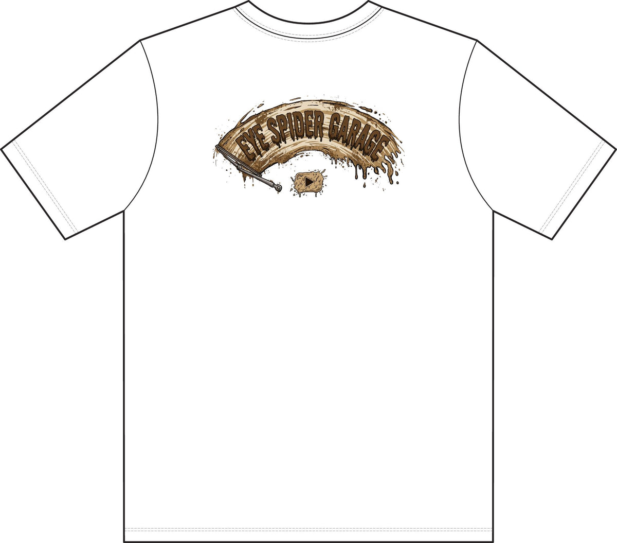 Eye Spider Garage Two-Sided Graphic T-Shirt