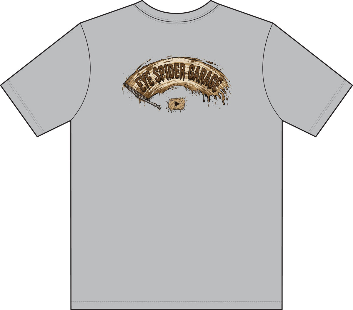 Eye Spider Garage Two-Sided Graphic T-Shirt