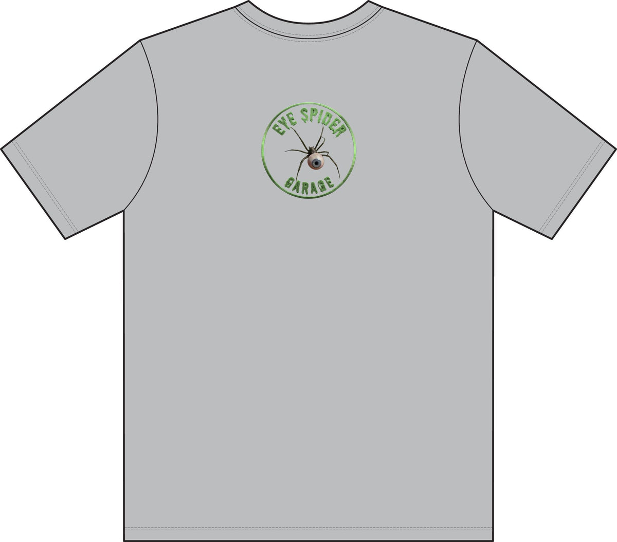 Eye Spider Green Logo Graphic T-Shirt