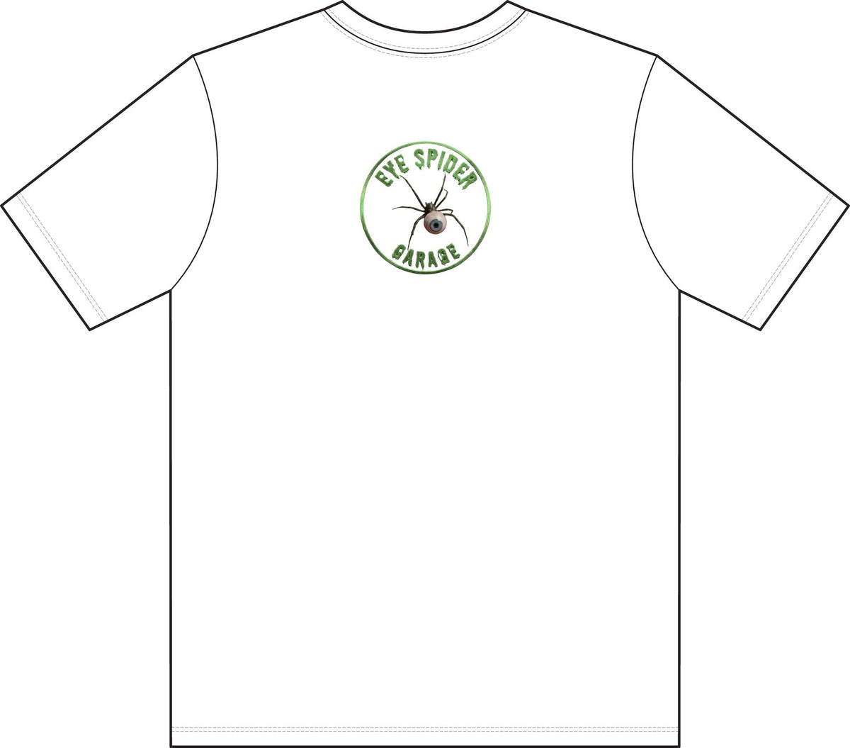 Eye Spider Green Logo Graphic T-Shirt