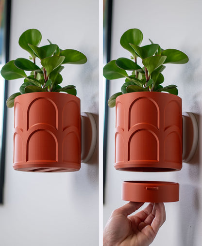 Archie Wall Planter with Hidden Drip Tray