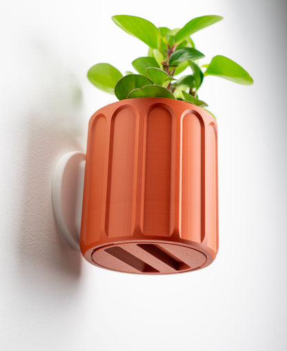 Linus Wall Planter with Hidden Drip Tray