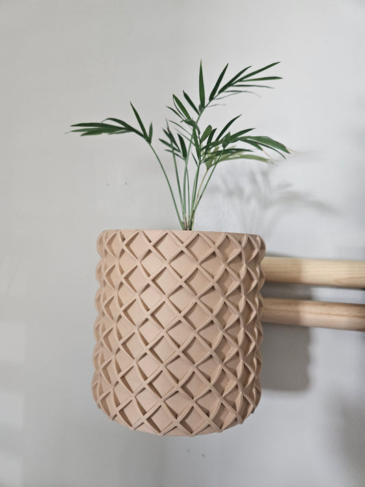 Lattice Planter with Hidden Drip Tray