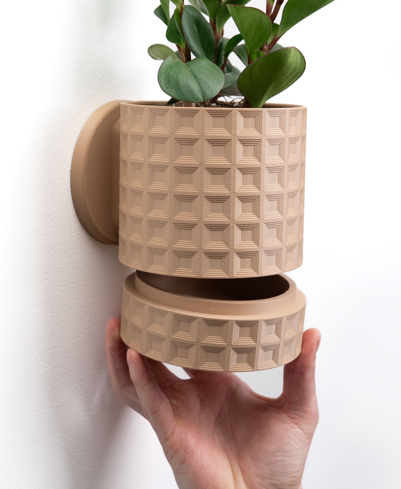 Echo Wall Planter with Hidden Drip Tray