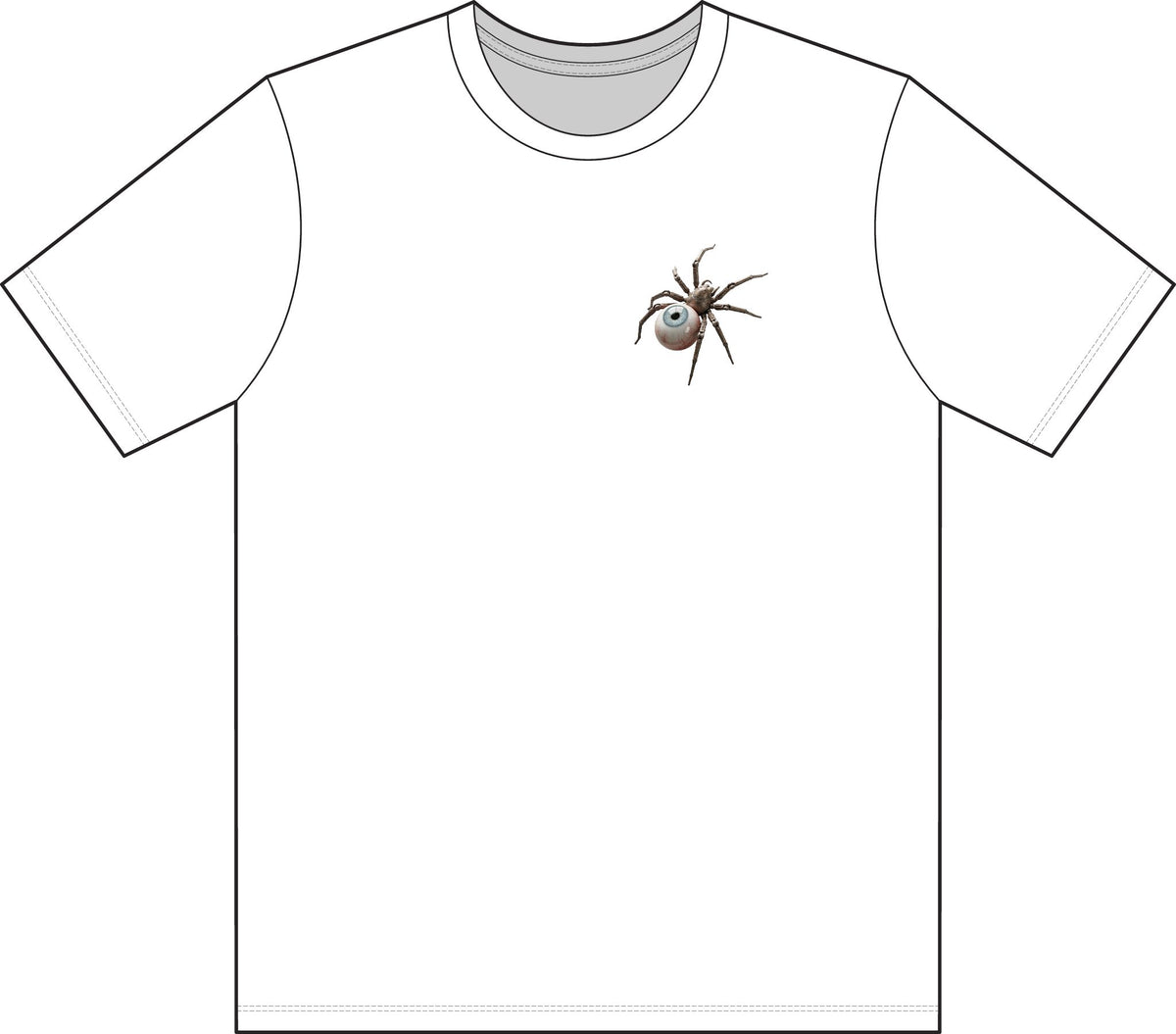 Eye Spider Garage Two-Sided Graphic T-Shirt